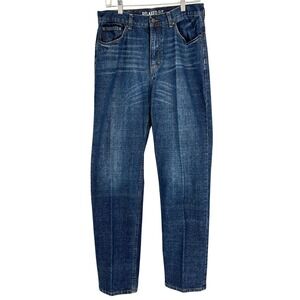 Chaps Denim Relaxed Fit Jeans Mens 32x34 Blue Excellent Dark Wash Straight Leg